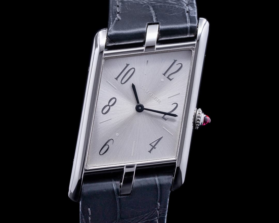 Cartier Privee Collection Tank Asymetrique WGTA0042 Platinum