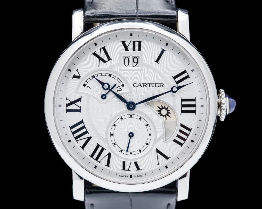 Cartier Rotonde de Cartier Dual Time Day Night SS