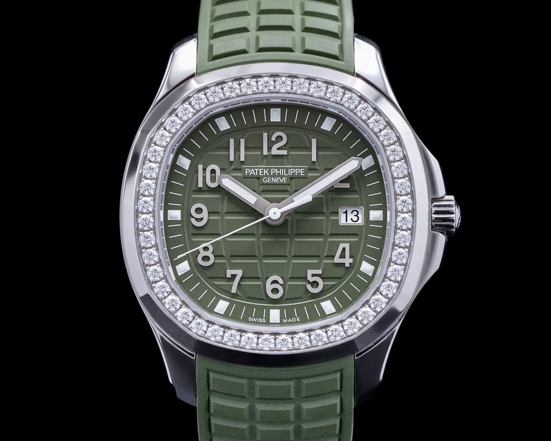 Patek Philippe Aquanaut 5267 Luce Khaki Green Dial / Diamond Bezel 2021