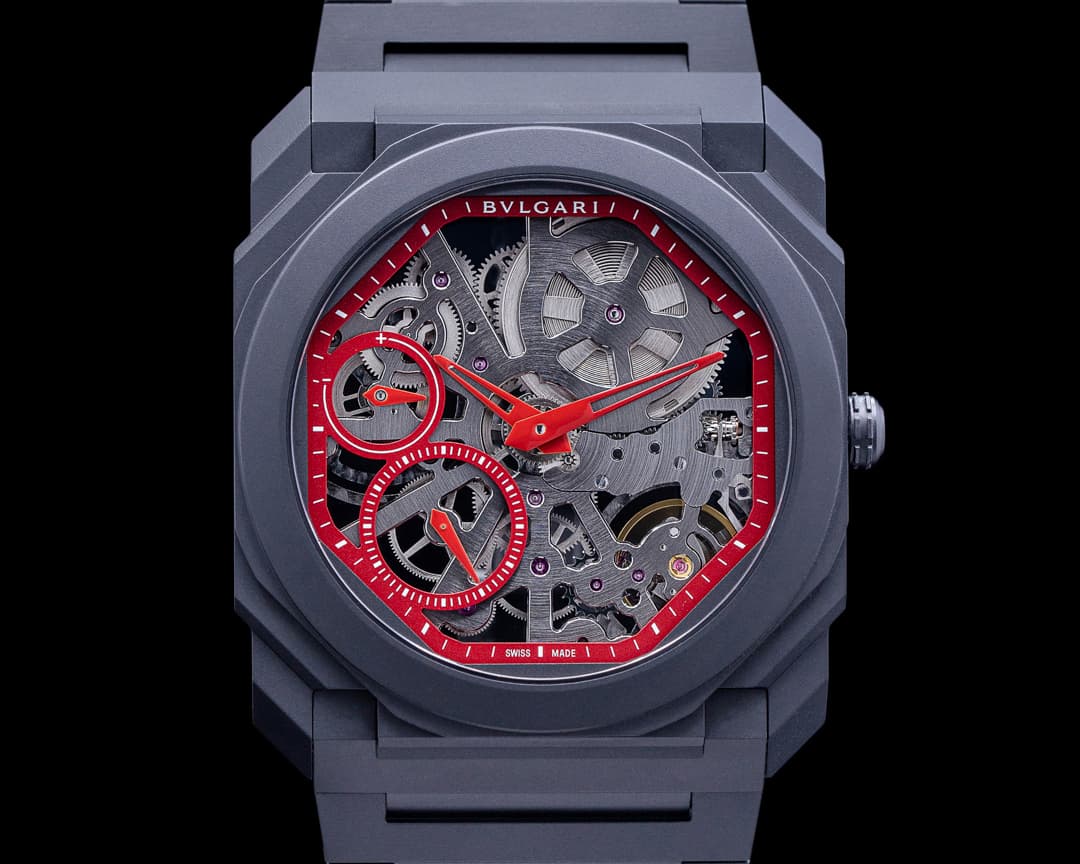 Bulgari Octo Finissimo Skeleton Red Limited Edition Ceramic