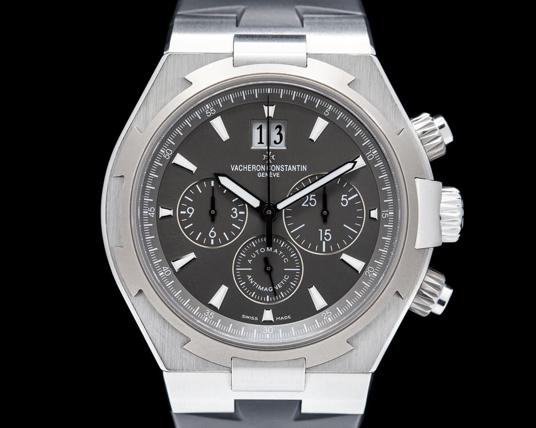 Vacheron Constantin Overseas Chronograph SS Gray Dial / Rubber 