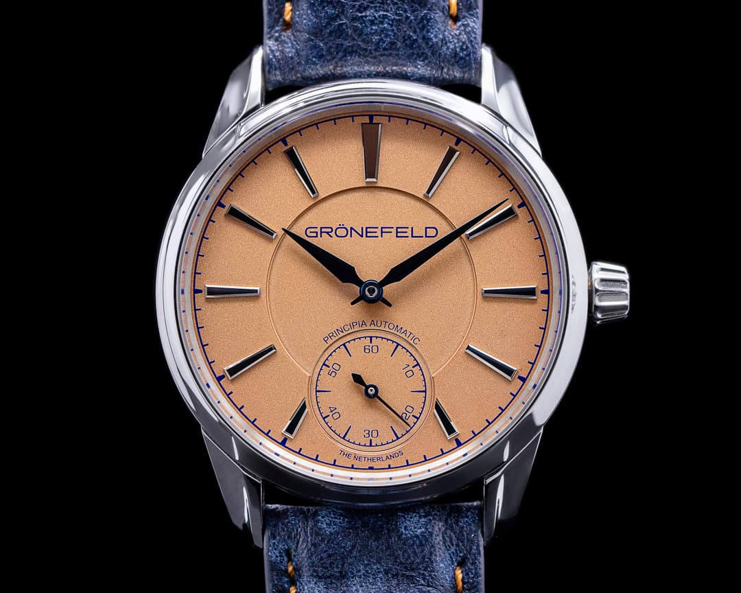 Gronefeld 1941 Principia Automatic Steel Salmon Dial 2020