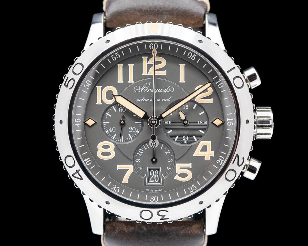 Breguet Type XXI Flyback SS Grey Dial 