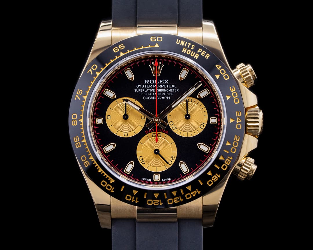 Rolex Daytona 116518LN Black Dial 18K Yellow Gold