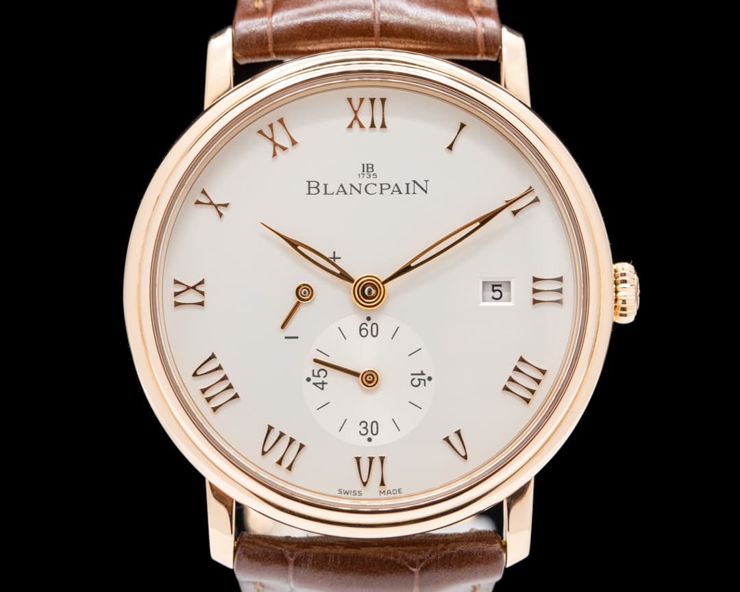 Blancpain Villeret Small Seconds Power Reserve 18k RG Manual Wind 40MM 