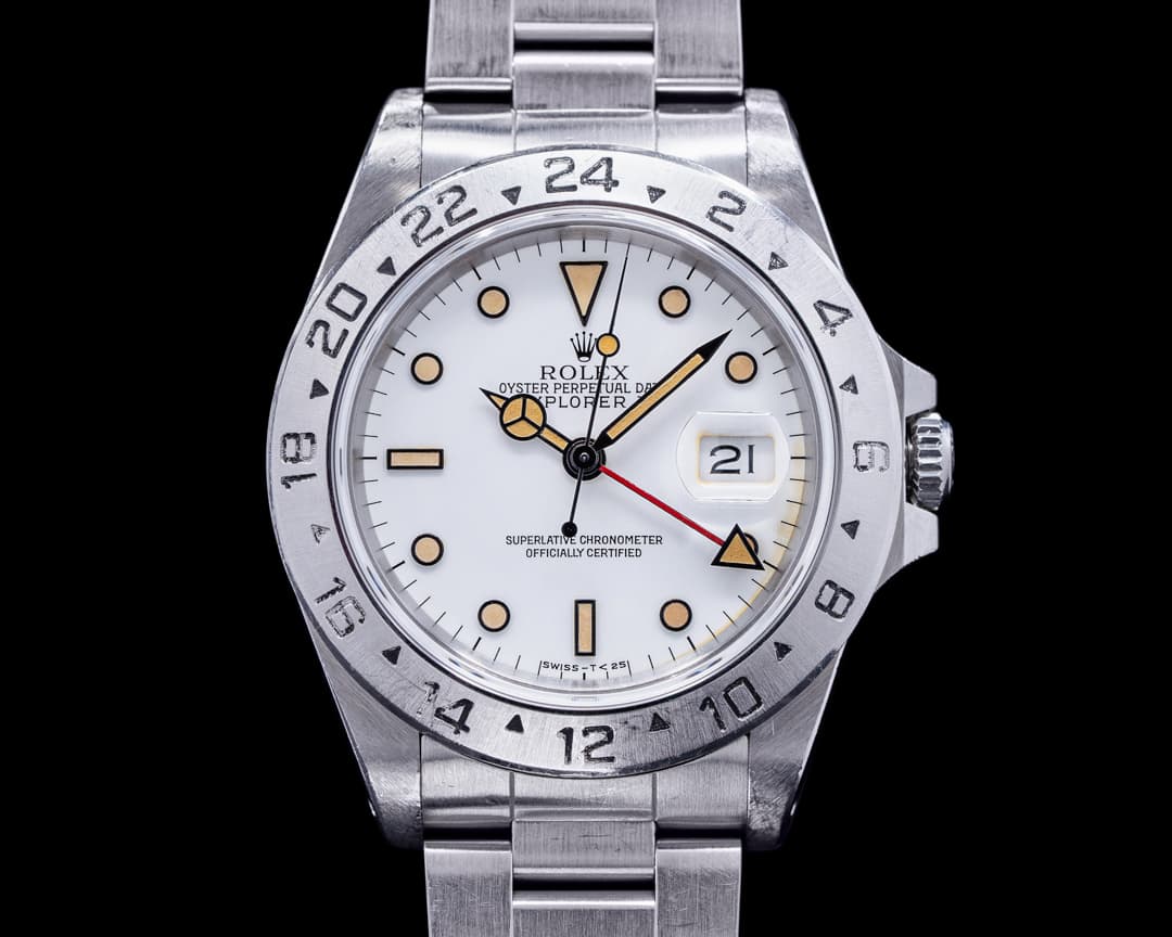 Rolex Explorer II Polar 16570 "Pumpkin" 