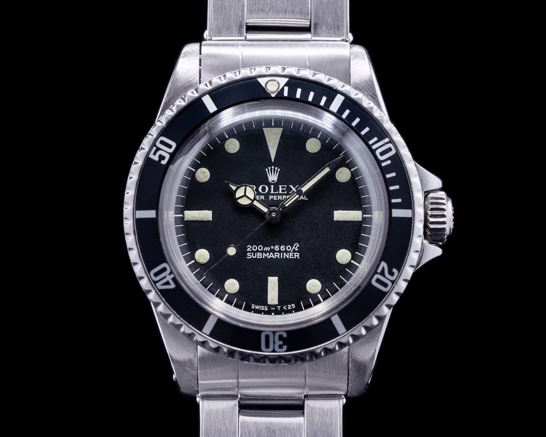 Rolex Vintage Submariner 5513 "Meters First" Circa 1967 Rivet Bracelet