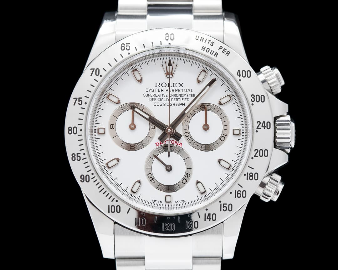 Rolex Daytona 116520 White Dial SS "APH Dial"