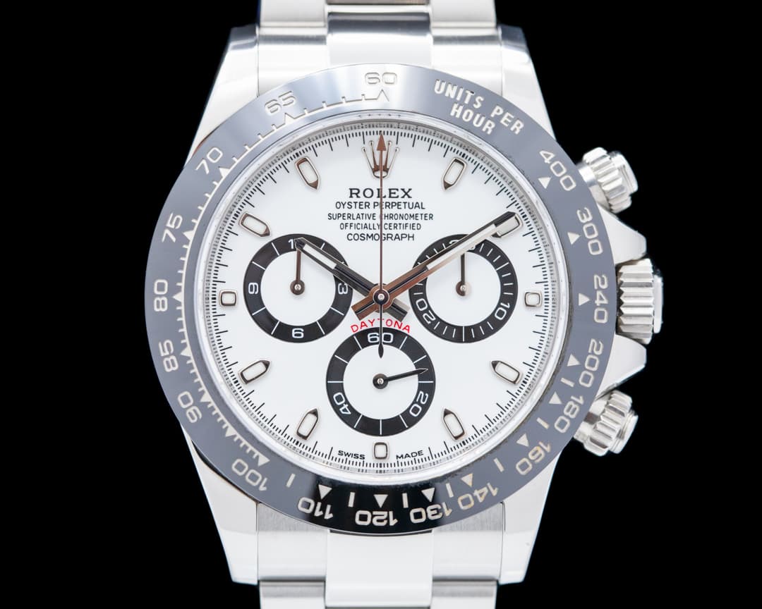Rolex Daytona 116500LN Ceramic Bezel SS / White Dial 