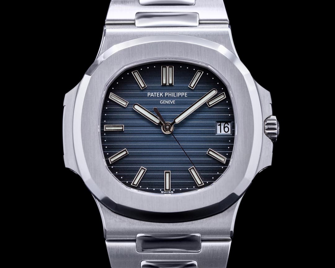Patek Philippe Jumbo Nautilus 5711 Blue Dial SS EARLY EXAMPLE 2007