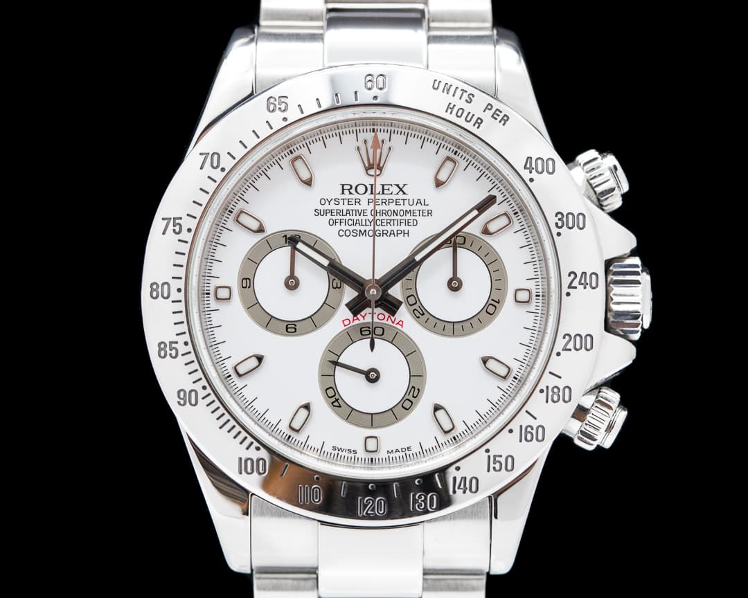 Rolex Daytona 116520 White Dial SS 