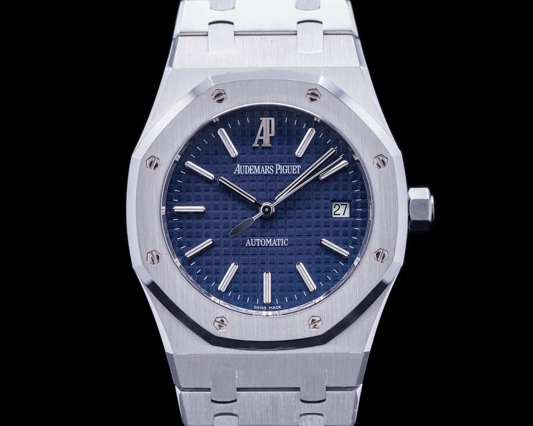 Audemars Piguet Royal Oak BLUE Dial 15300ST SS FULL SET