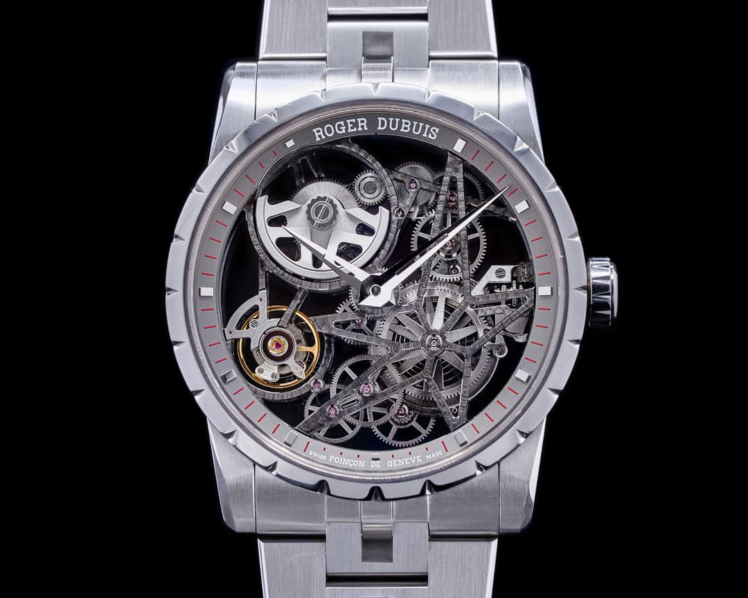 Roger Dubuis Excalibur 42 Skeleton Micro-Rotor Automatic SS / SS RARE