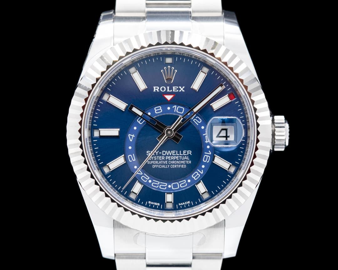 Rolex Sky Dweller 326934 Steel Blue SS / Oyster UNWORN