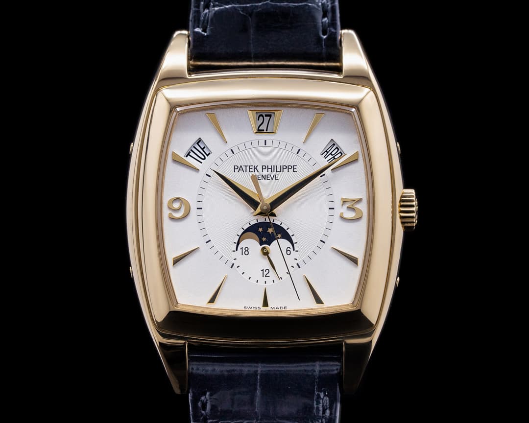 Patek Philippe Gondolo Calendario 5135J Silver Dial 18K Yellow Gold 