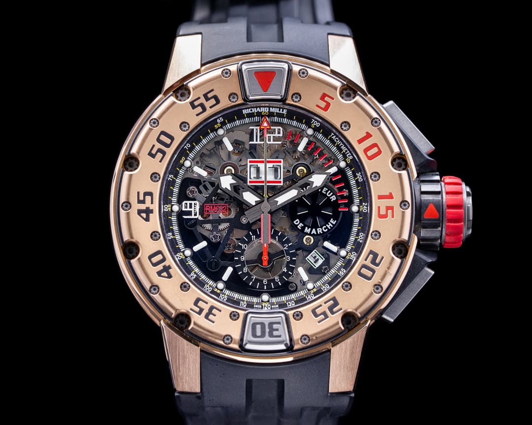 Richard Mille Richard Mille RM032 Rm32 Automatic Flyback Diver Chronograph 18k RG 