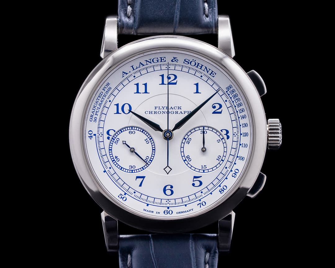 A. Lange and Sohne 1815 Chronograph 414.026 18K White Gold 