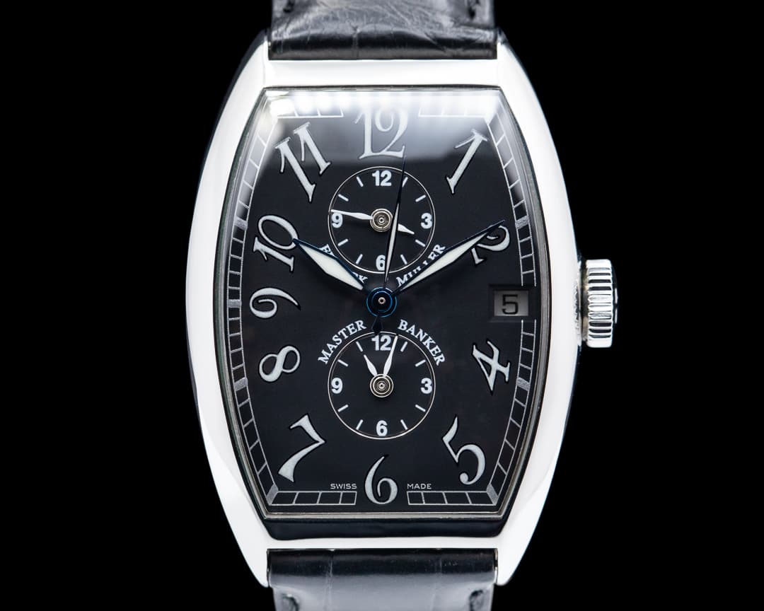Franck Muller Master Banker Black Dial Stainless Steel