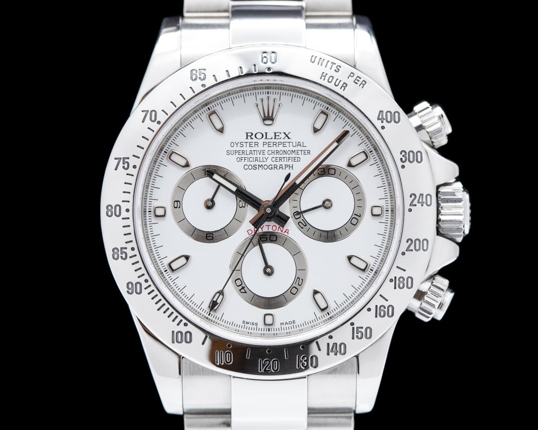 Rolex Daytona 116520 White Dial SS FULL SET
