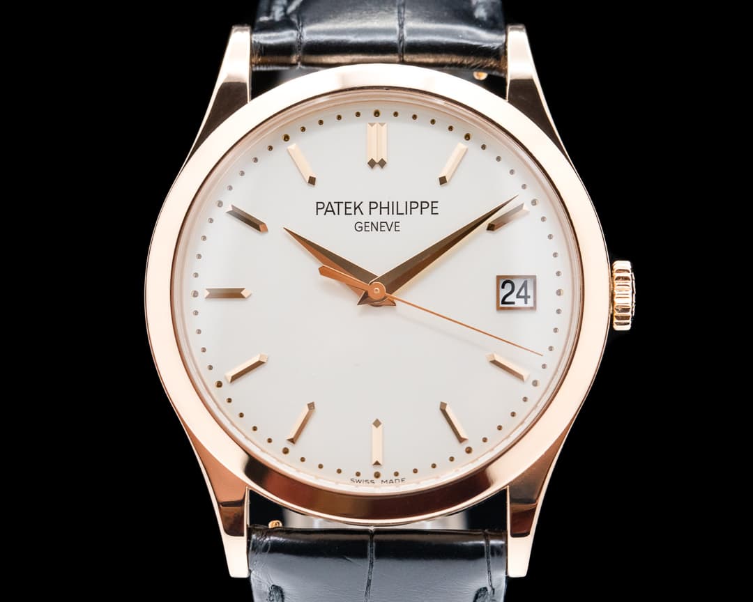 Patek Philippe Calatrava 5296R 18K Rose Gold Silver Dial 