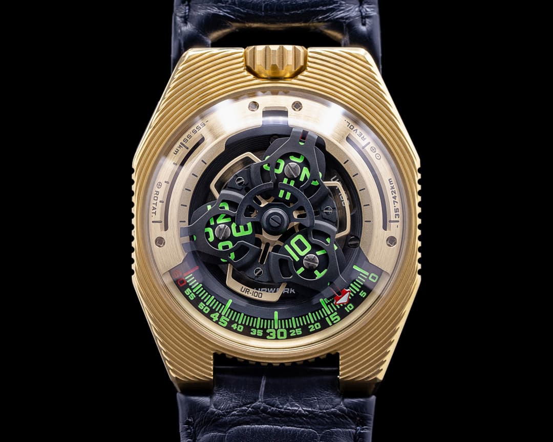 URWERK UR-100 Electrum LIMITED TO 25 PIECES 