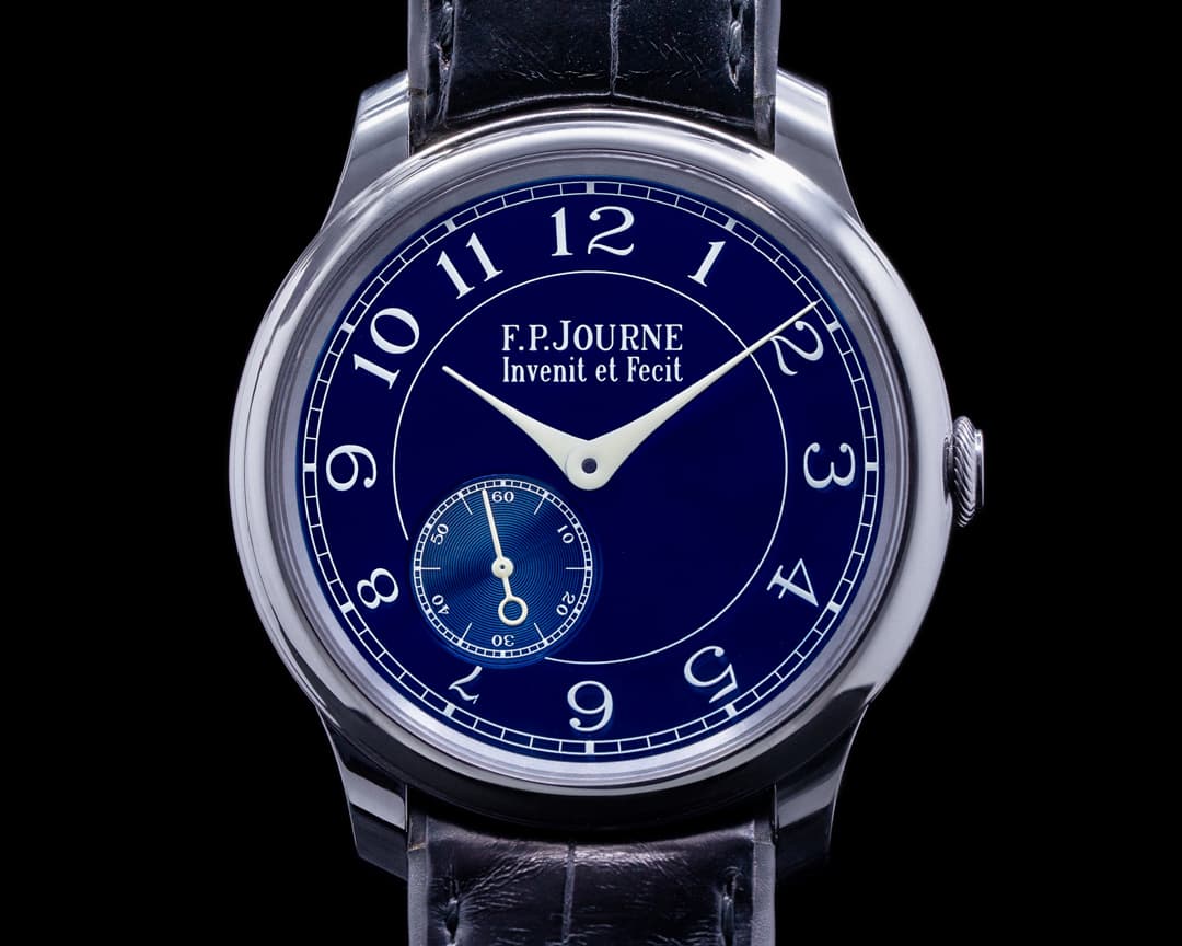 F. P. Journe Chronometre Bleu Tantalum Blue Dial 