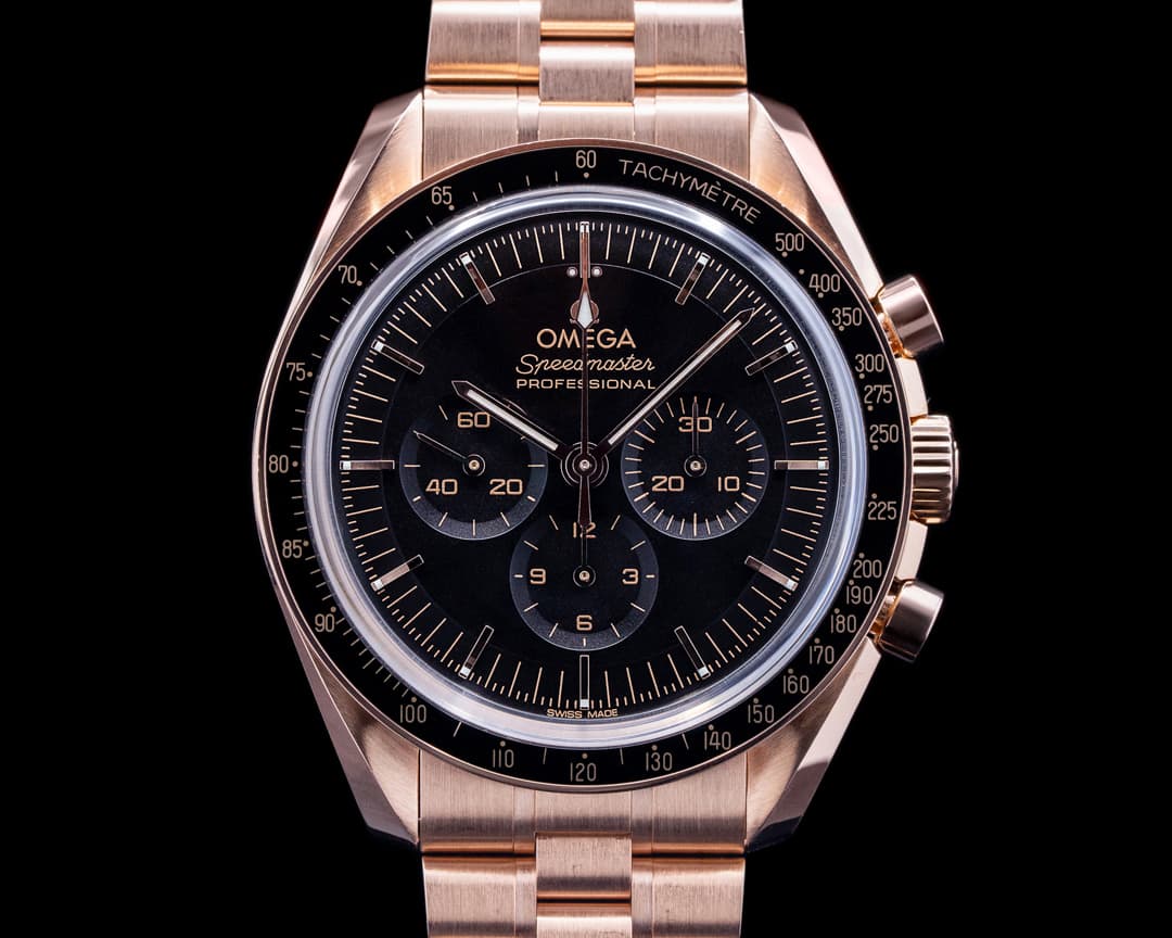 Omega Speedmaster Professional Moonwatch 18k Sedna Rose Gold 2021