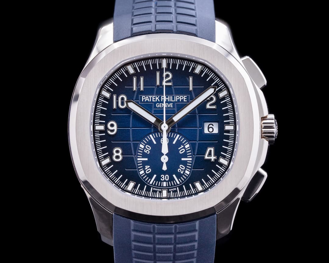 Patek Philippe 5968G Aquanaut Chronograph White Gold Blue Dial Chronograph UNWORN 2022