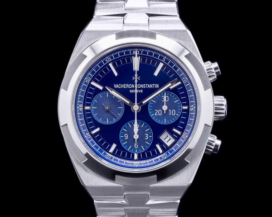 Vacheron Constantin Overseas Chronograph 5500V Blue Dial SS FULL SET 2021