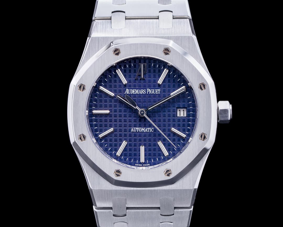 Audemars Piguet Royal Oak BLUE Dial 15300ST SS FULL SET