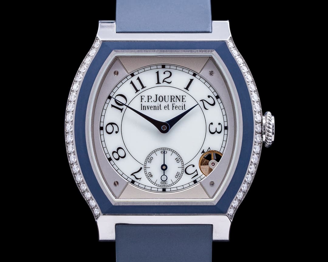 F. P. Journe Elegante Ladies Quartz with Diamonds Ti / Rubber