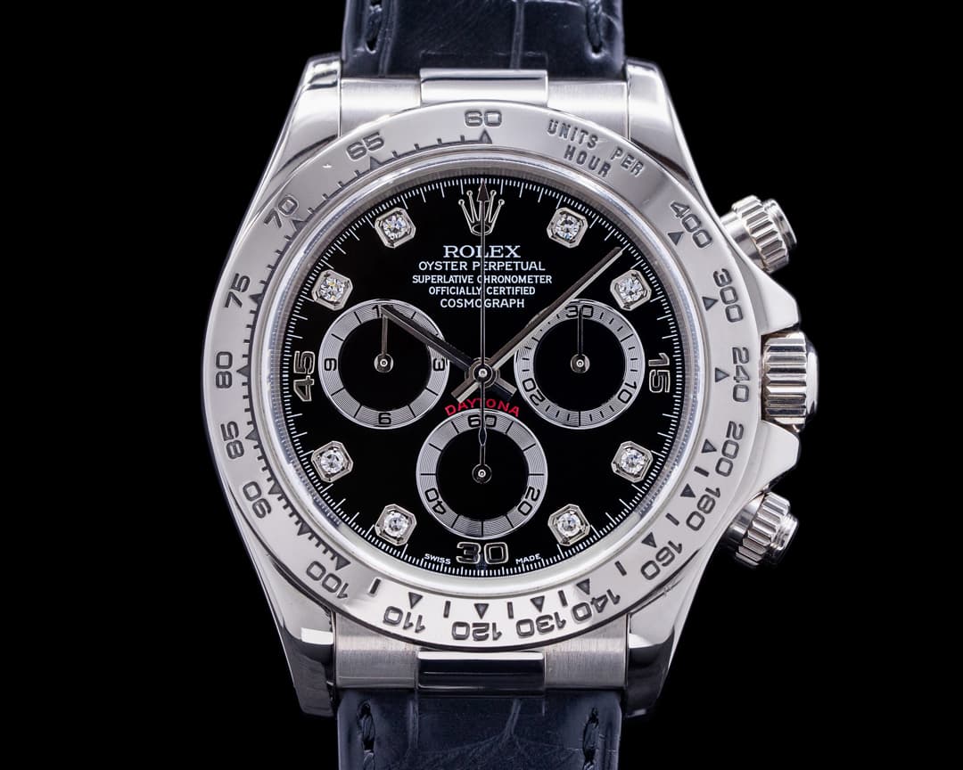 Rolex Daytona 116519 18K WG Diamond Dial 