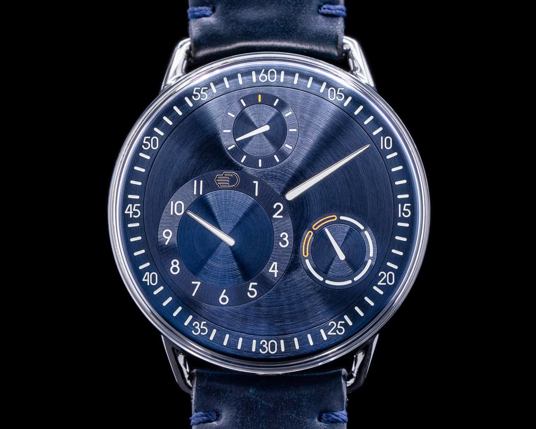 Ressence Type 1 Slim "Night Blue" FULL SET