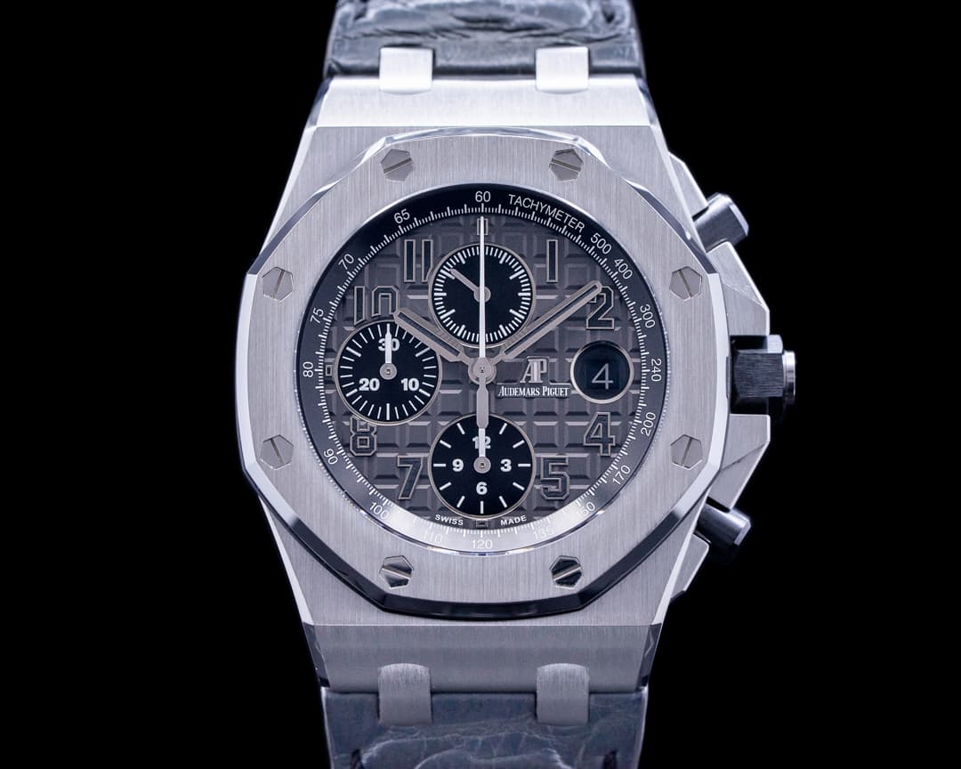 Audemars Piguet Royal Oak Offshore Slate-Grey Dial SS / Grey Alligator Strap
