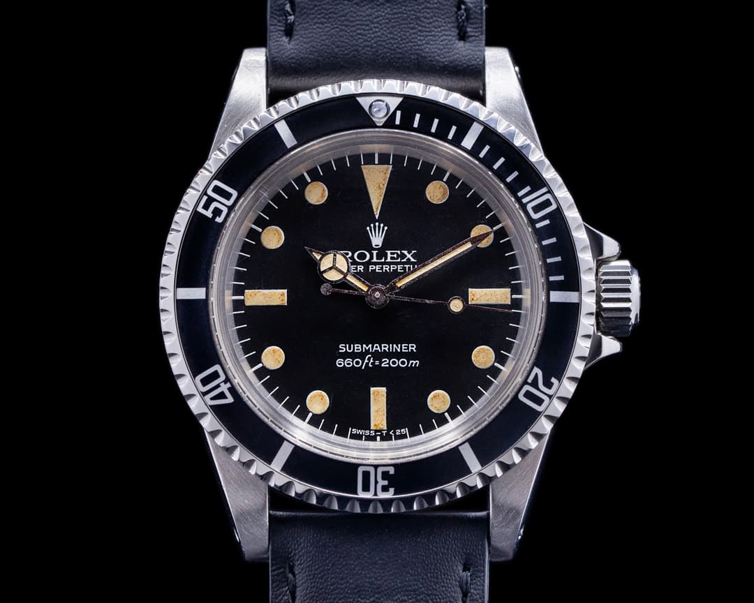 Rolex Vintage Submariner 5513 Maxi Matte Dial