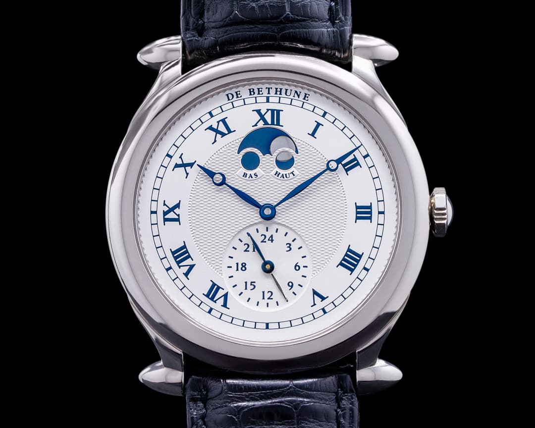 De Bethune DB3 18k GMT Dual-Time 18K White Gold RARE FULL SET 