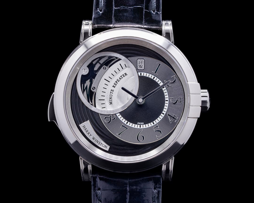 Harry Winston Midnight Minute Repeater 18k White Gold LIMITED RARE
