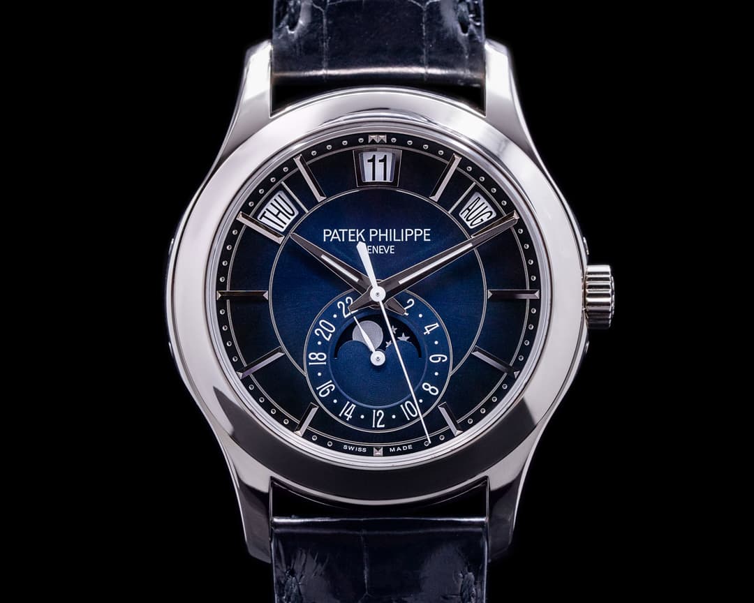 Patek Philippe Annual Calendar 5205G Blue Dial 18K White Gold 2021