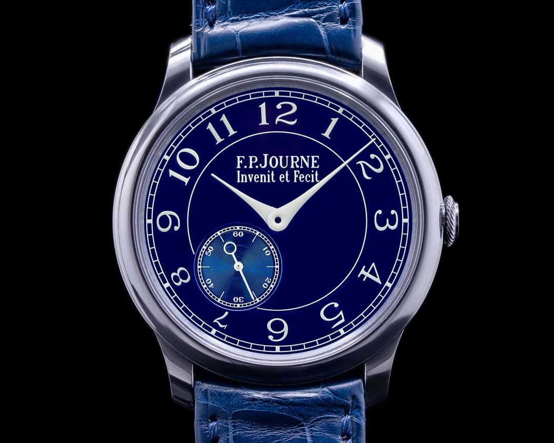 F. P. Journe Chronometre Bleu Tantalum Blue Dial 