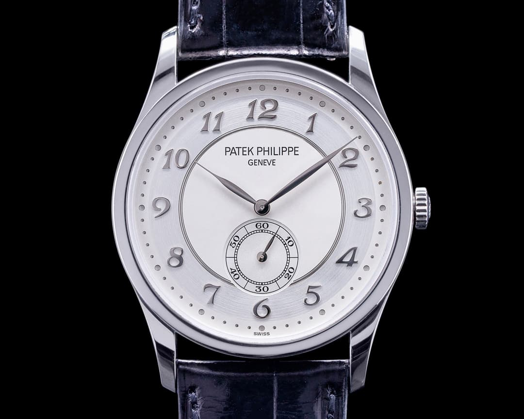 Patek Philippe Calatrava Platinum 5196P Silver Dial Arabic Numerals 