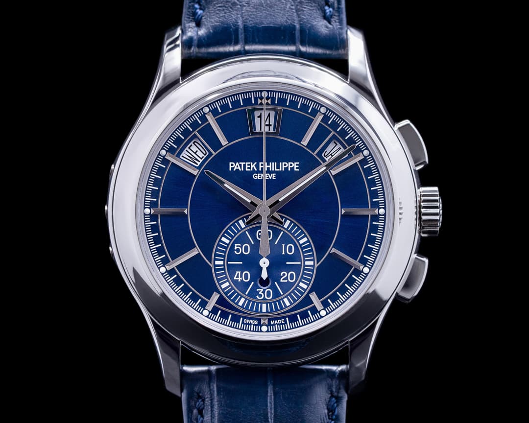 Patek Philippe 5905P Chronograph Annual Calendar PT Blue Dial DISCONTINUED UNWORN 