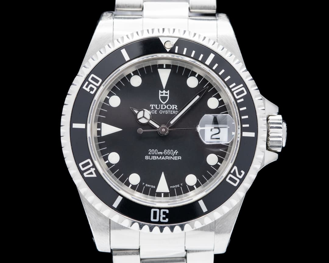 Tudor Submariner Black Dial SS Bracelet 