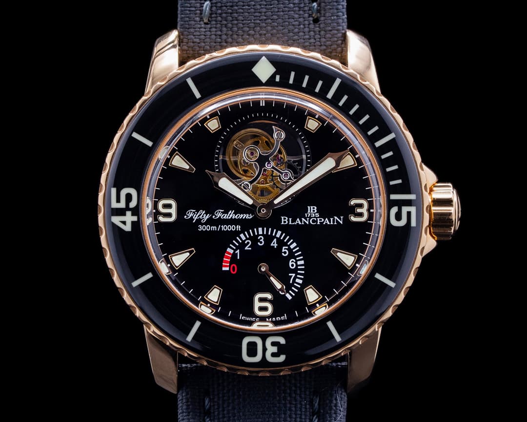 Blancpain Fifty Fathoms 8-Day Tourbillon 18K Rose Gold / Kevlar 