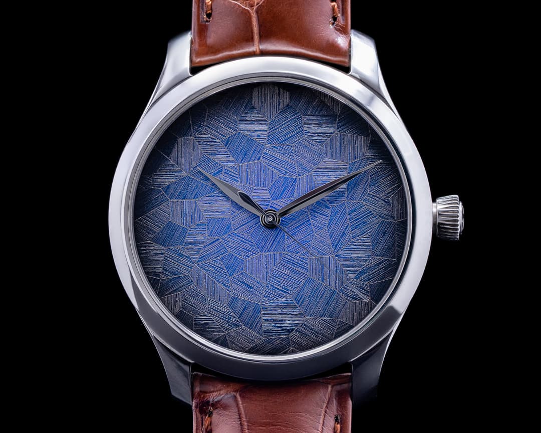 H. Moser and Cie. Endeavour Centre Seconds Concept Blue "Mosaic" Dial LIMITED
