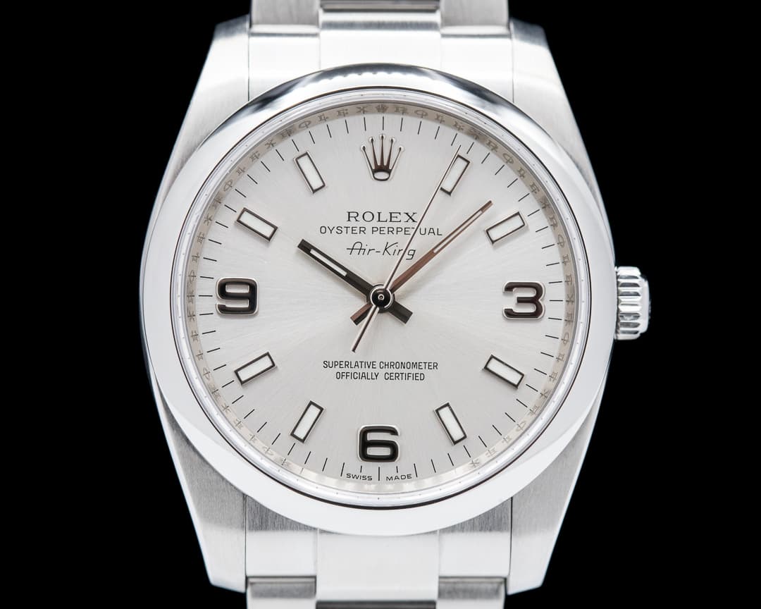 Rolex Oyster Perpetual Silver Dial SS 34mm