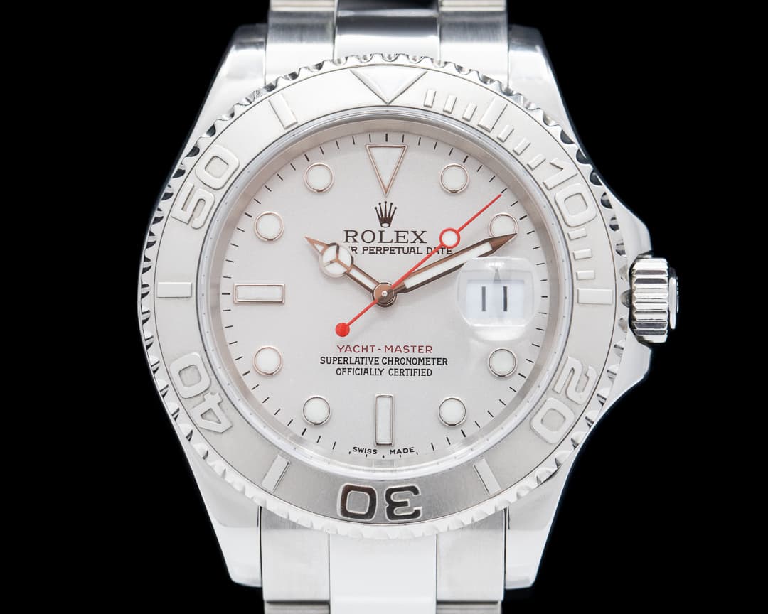 Rolex Yacht Master 16622 Platinum Bezel 