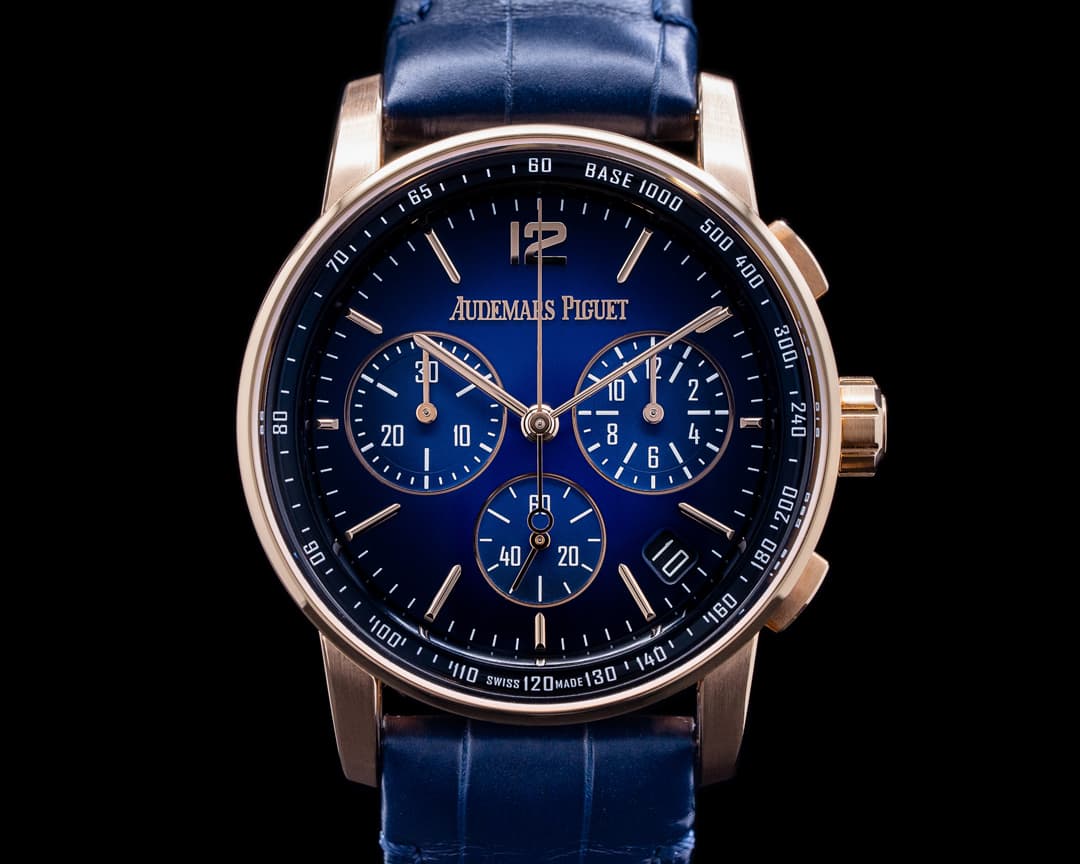 Audemars Piguet Code 11:59 Chronograph Blue Dial Rose Gold