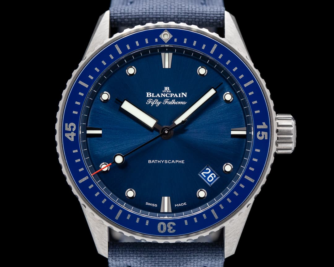 Blancpain Fifty Fathoms Bathyscaphe Ceramic Blue 2022 Unworn