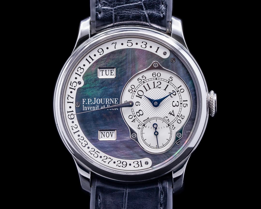 F. P. Journe Octa Calendrier Black Mother of Pearl 38MM VERY RARE LIMITED