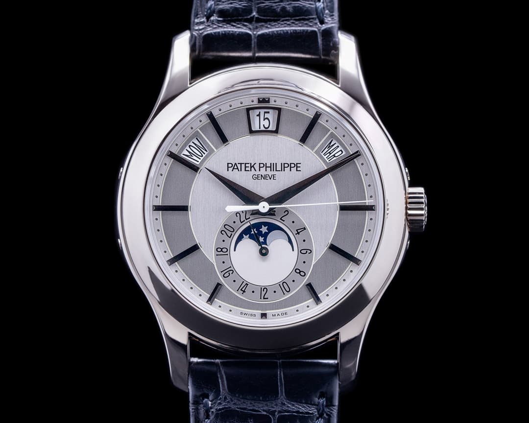 Patek Philippe Annual Calendar 5205G Silver Dial 18K